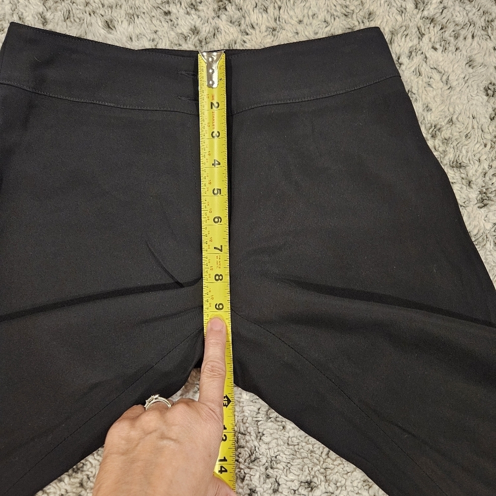 Armani Collezioni Antinea 100% Virgin Wool Black Trousers RN#103723 Sz 2 Vintage - Picture 8 of 11